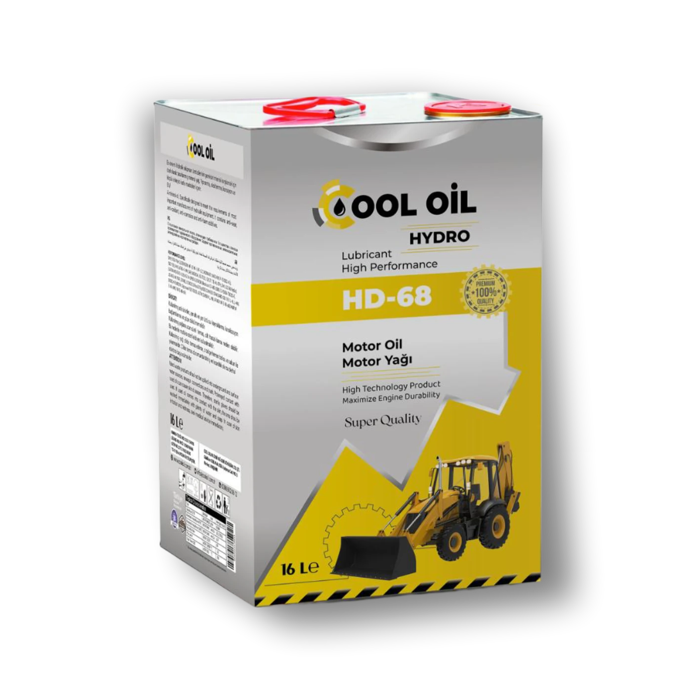 Cool Oil HD-68 16 Litre Yüksek Performanslı Hidrolik Yağ
