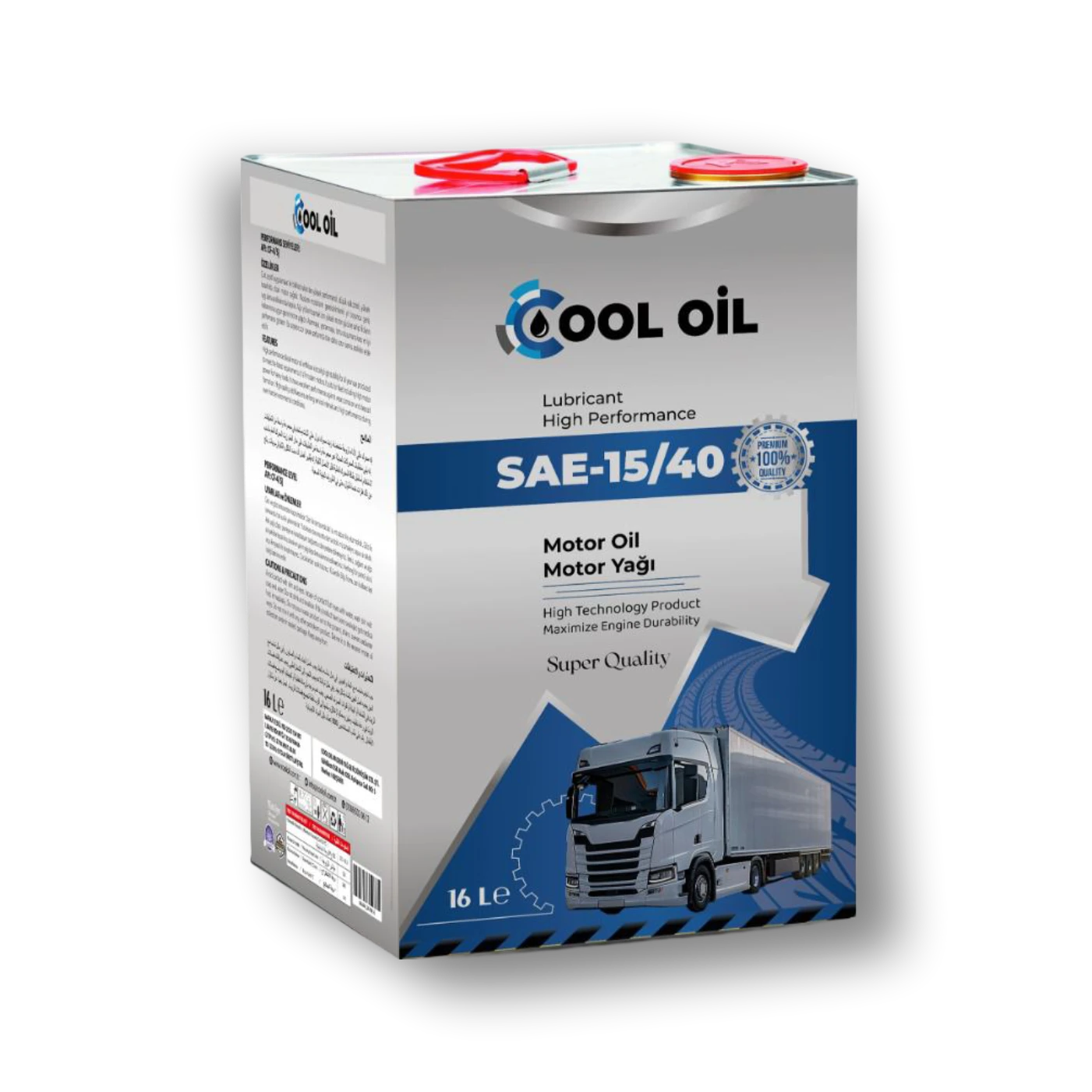 Cool Oil SAE 15W40 16 Litre Motor Yağı
